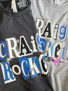 ROCKETS SCRAPBOOK TEE
