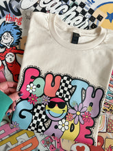 Load image into Gallery viewer, BACK TO SCHOOL GROOVY SMILE TEE
