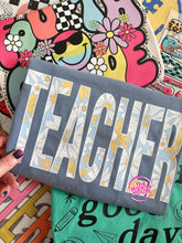 Load image into Gallery viewer, TEACHER BOLD DAISY TEE

