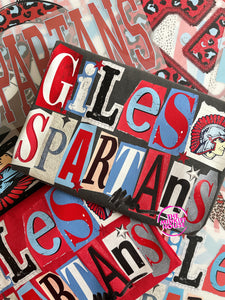 SPARTANS SCRAPBOOK TEE