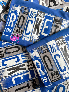 ROCKETS LICENSE PLATE TEE