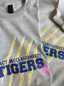MACY TIGERS SCRATCH CREWNECK
