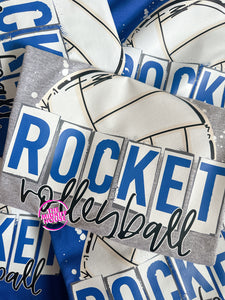 ROCKET VOLLEYBALL SKETCH TEE