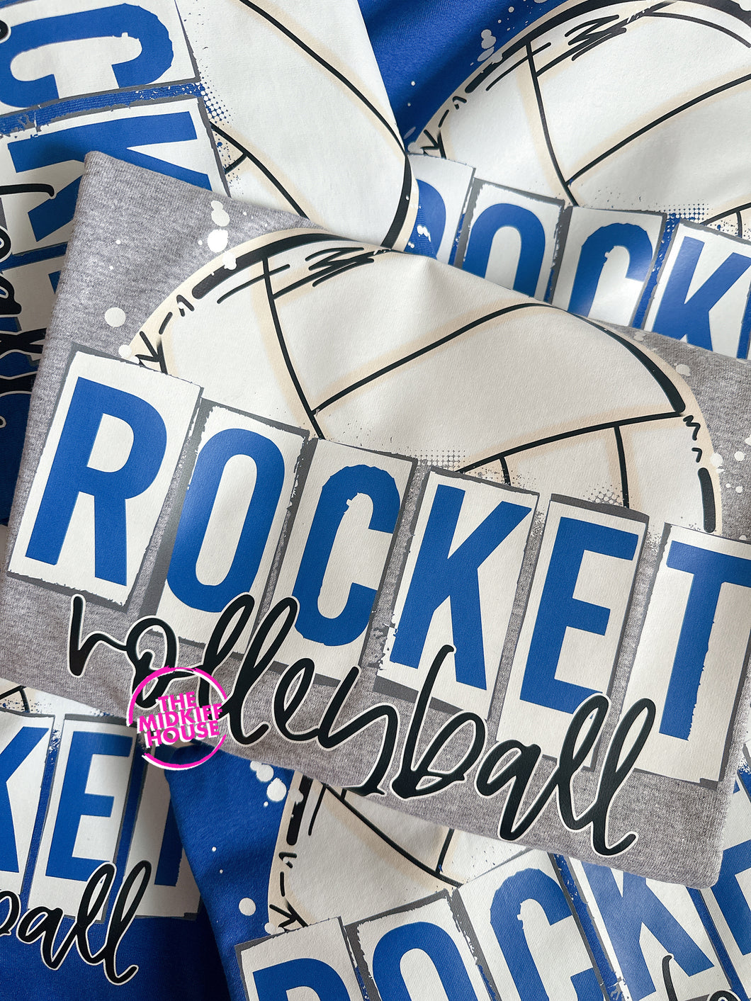 ROCKET VOLLEYBALL SKETCH TEE