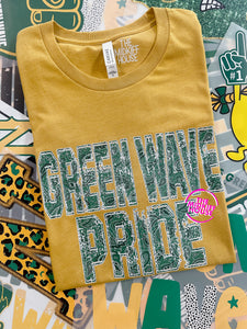 GREEN WAVE PRIDE TEE