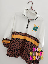 Load image into Gallery viewer, PRE-ORDER: GREEN WAVE PATTERN PULLOVER (TAT 4-6 WEEKS)
