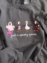 Load image into Gallery viewer, JUST A SPOOKY GOOSE CREWNECK
