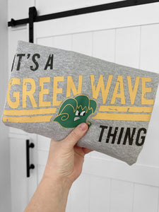 SALE! GREEN WAVE THING TEE