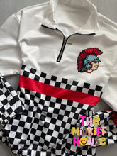 Load image into Gallery viewer, PRE-ORDER: SPARTANS CHECKERBOARD PULLOVER (TAT 4-6 WEEKS)
