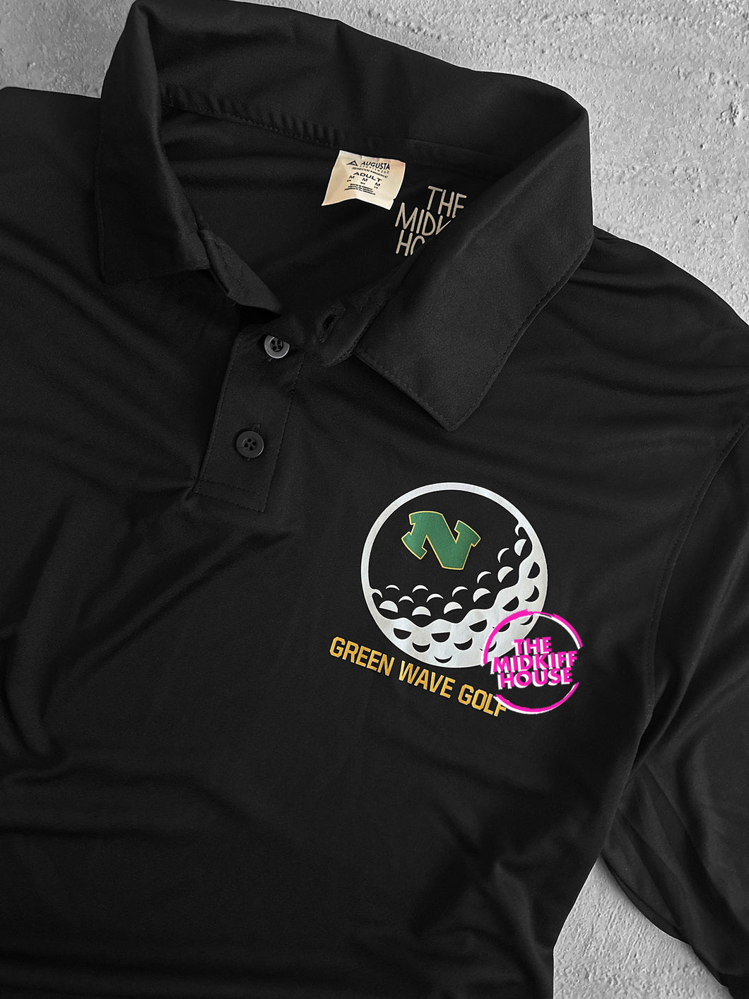 GREEN WAVE GOLF PERFORMANCE POLO
