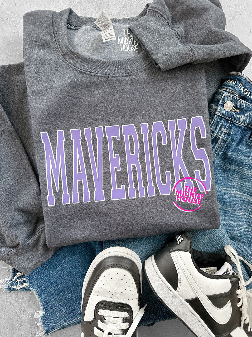 MAVERICKS VARSITY CREWNECK