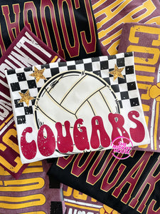 COUGARS TRENDY VOLLEYBALL TEE