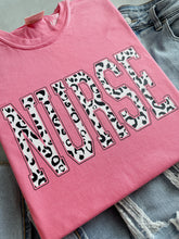 Load image into Gallery viewer, NURSE WHITE LEOPARD TEE
