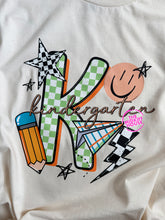 Load image into Gallery viewer, KINDERGARTEN STAR DOODLES TEE
