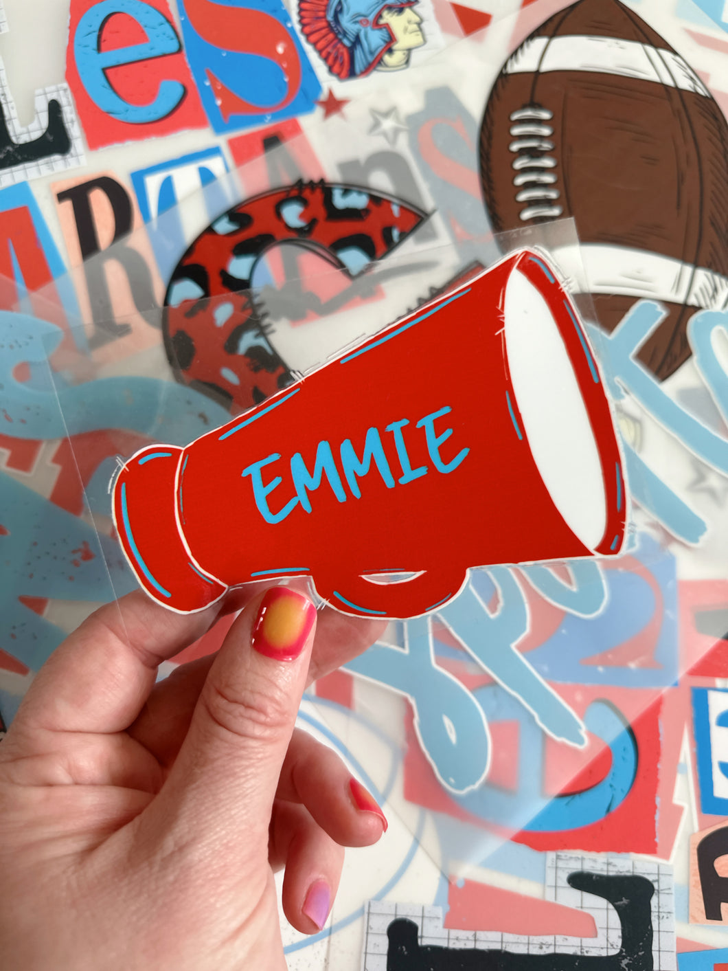 SPARTAN MEGAPHONE TRANSFER DECAL