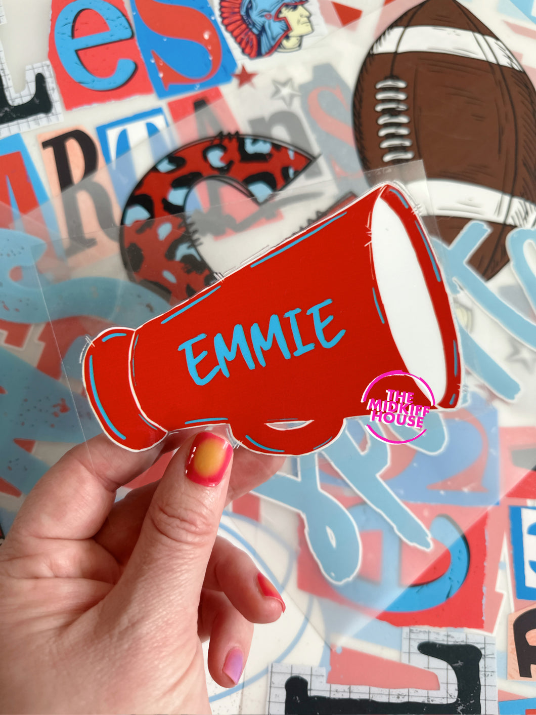 SPARTAN MEGAPHONE TRANSFER DECAL