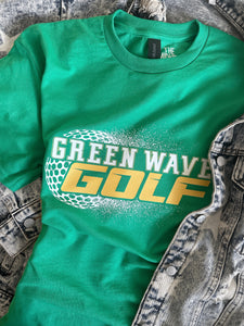 GREEN WAVE GOLF SPRAY TEE