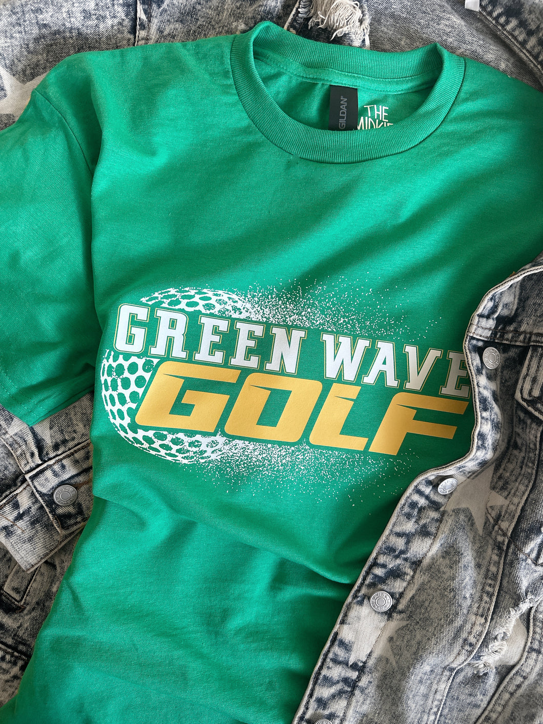 GREEN WAVE GOLF SPRAY TEE