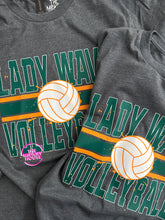 Load image into Gallery viewer, LADY WAVE VOLLEYBALL INKED LINES TEE
