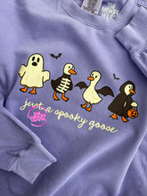 Load image into Gallery viewer, JUST A SPOOKY GOOSE CREWNECK
