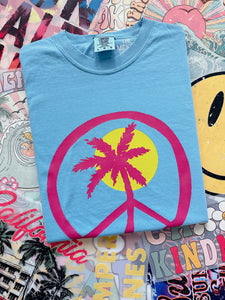 PALM TREE PEACE SIGN