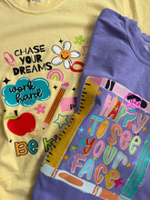Load image into Gallery viewer, HAPPY TO SEE YOUR FACE FRAME TEE
