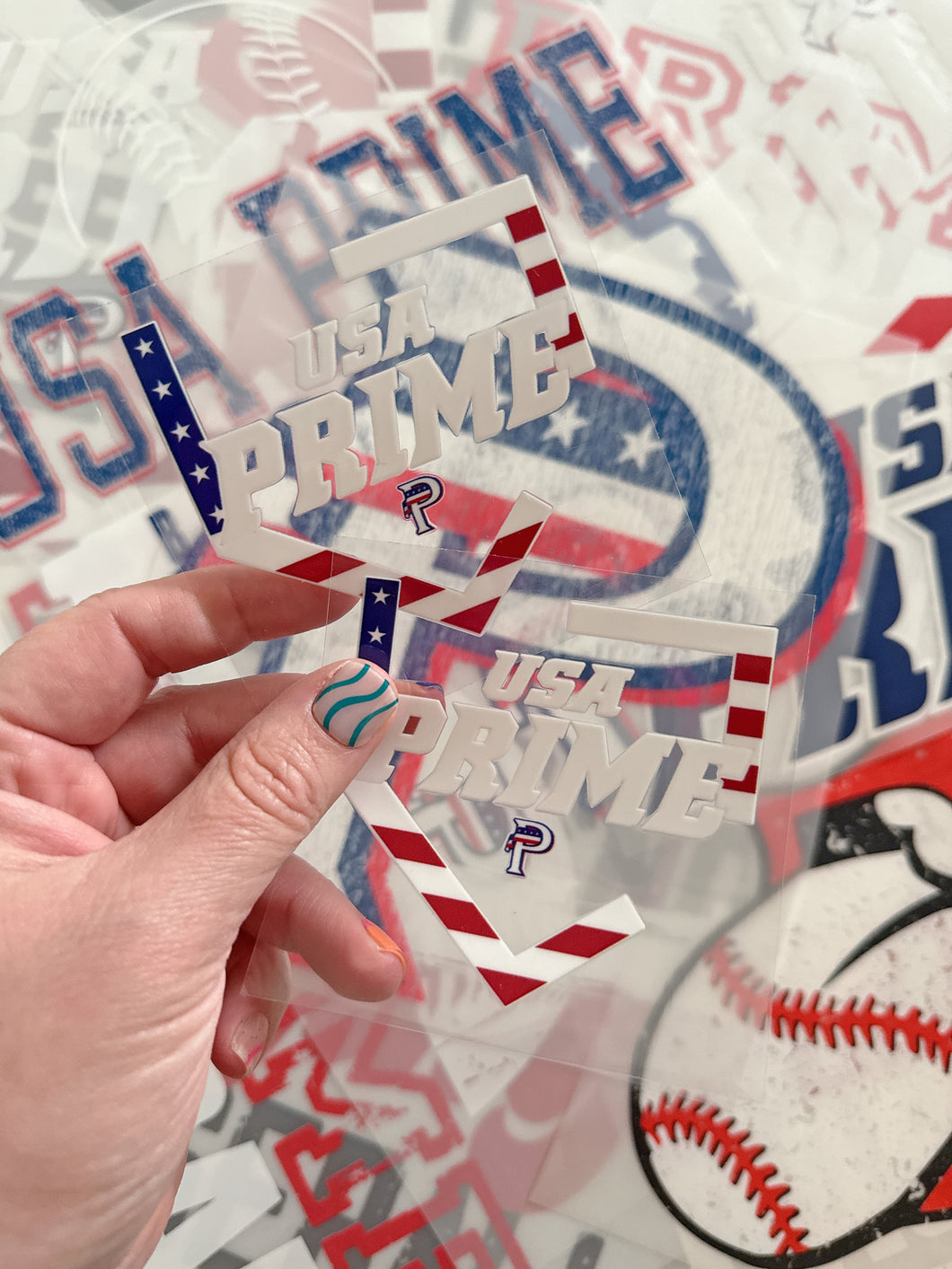 PRIME PLATE LOGO TRANSFER DECAL