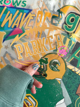 Load image into Gallery viewer, GREEN WAVE FOOTBALL TRANSFER DECAL
