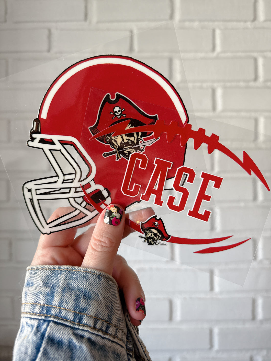 PIRATES FOOTBALL TRANSFER DECAL