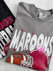 MAROONS GRUNGE HELMET TEE