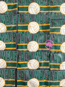 LADY WAVE VOLLEYBALL INKED LINES