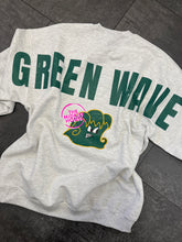 Load image into Gallery viewer, GREEN WAVE WIDE OUT CREWNECK
