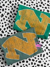 Load image into Gallery viewer, GREEN WAVE DISTRESSED N LOGO LT GREEN
