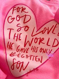 JOHN 3:16 CREWNECK