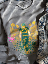 Load image into Gallery viewer, GO GREEN WAVE FOOTBALL PLAYER CREWNECK

