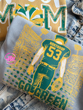 Load image into Gallery viewer, GO GREEN WAVE FOOTBALL PLAYER CREWNECK

