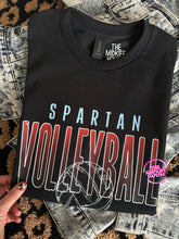 Load image into Gallery viewer, SPARTAN VINTAGE FADE VOLLEYBALL TEE
