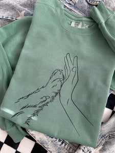 FURRY HIGH FIVE CREWNECK