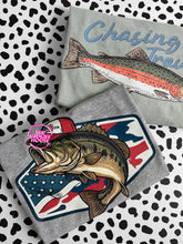 Load image into Gallery viewer, HOOKED ON FREEDOM FISH TEE

