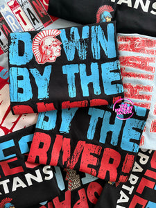 DOWN BY THE RIVER TEE