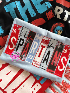 SPARTAN LICENSE PLATE TEE