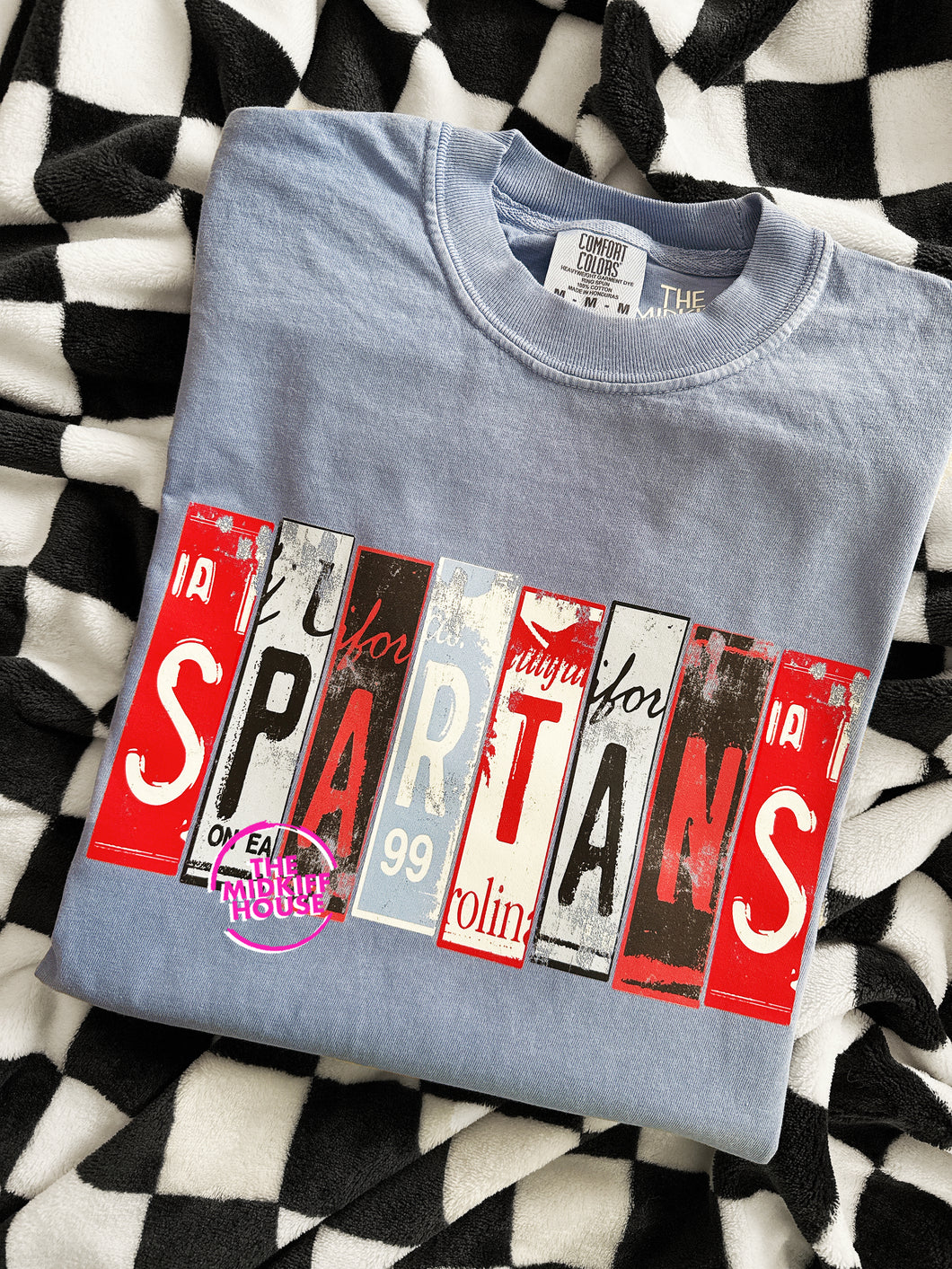 SPARTANS LICENSE PLATE TEE (CLEARANCE)