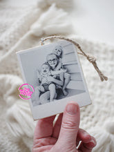 Load image into Gallery viewer, WOOD PHOTO ORNAMENT
