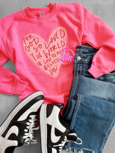 JOHN 3:16 CREWNECK