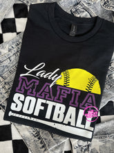 Load image into Gallery viewer, MAFIA SOFTBALL GRUNGE TEE
