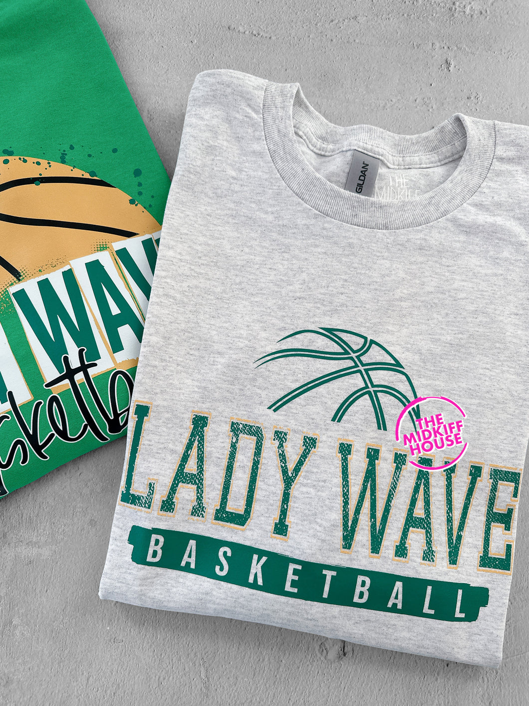 LADY WAVE BASKETBALL JERSEY TITLE TEE