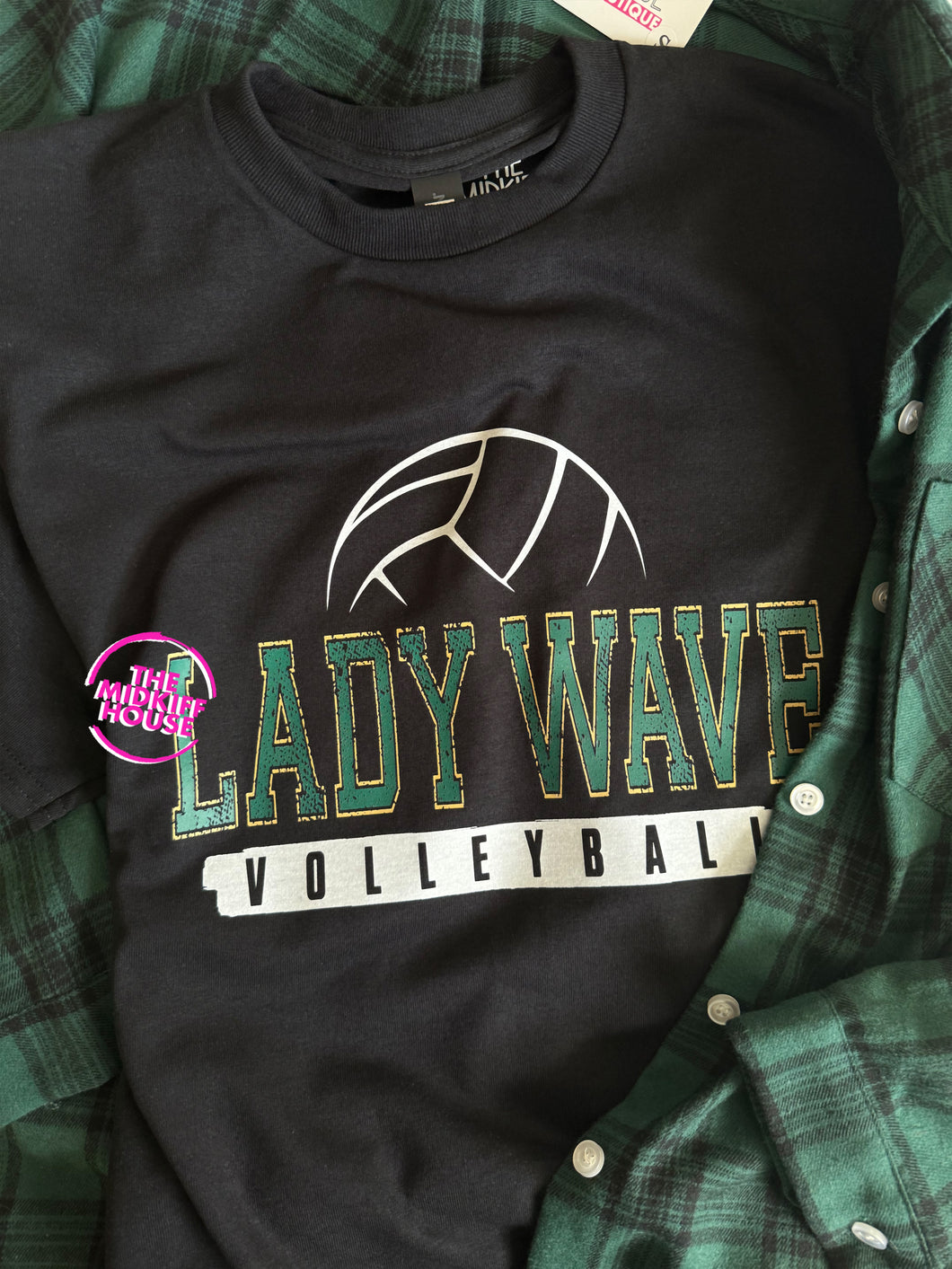 IN-STOCK! LADY WAVE VOLLEYBALL JERSEY TITLE TEE