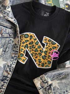 SALE! LEOPARD N LOGO TEE