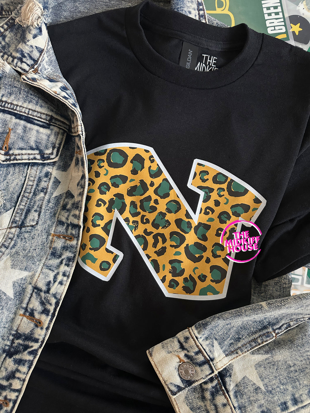 SALE! LEOPARD N LOGO TEE