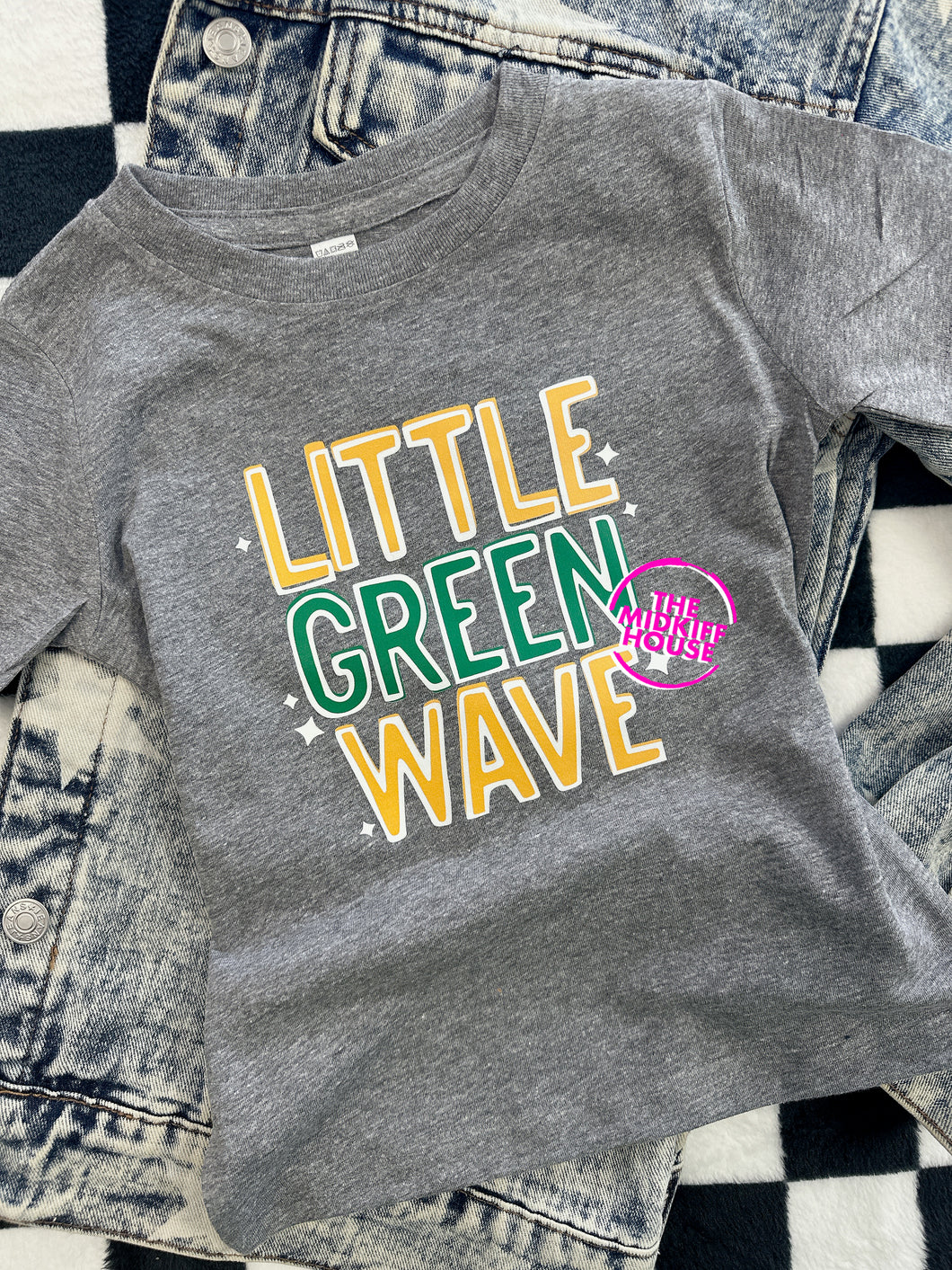 LITTLE GREEN WAVE TEE